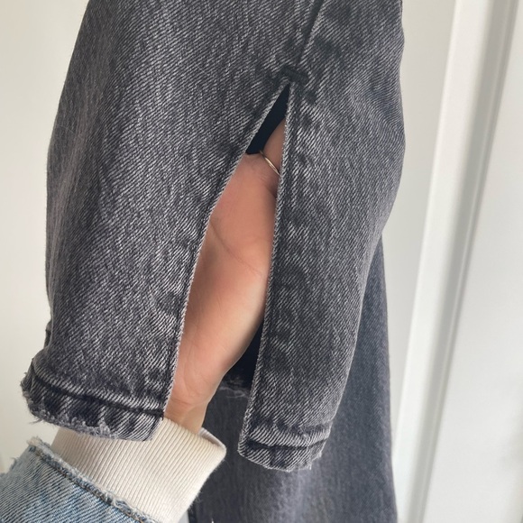 Abercrombie & Fitch 90s High Rise Ankle Split Jeans - 25R - Picture 4 of 4